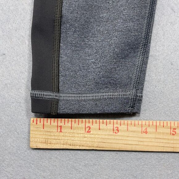 Athleta Run Free 7/8 Tight Leggings XS Gray Side Pockets Low Rise‎ - Picture 4 of 12